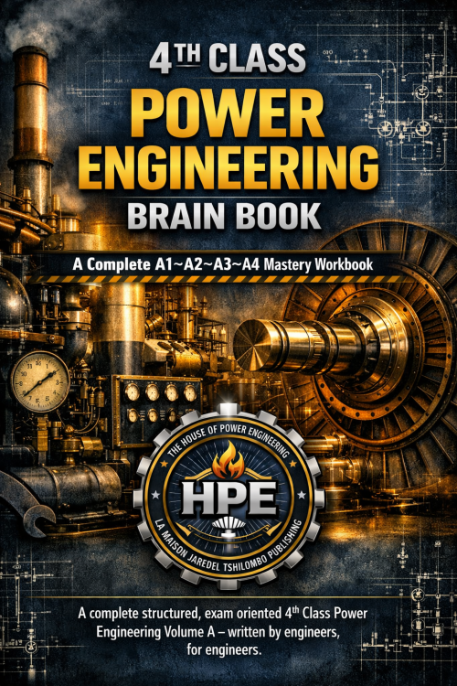 4TH CLASS POWER ENGINERING BRAIN BOOK, A Complete A1–A2–A3–A4 Mastery Workbook: A complete structured, exam oriented 4th Class Power Engineering Volume A — written by an engineer, for engineers.